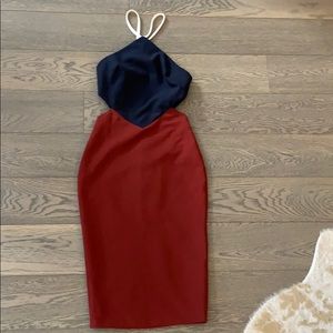 Elizabeth and James Colorblock Dreas